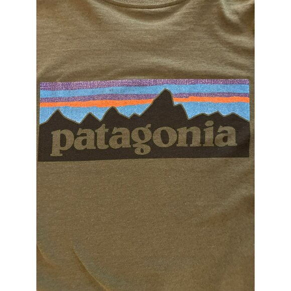 Patagonia Men's Heathered Green Responsibill Tee Long Sleeve Size M - Picture 9 of 11
